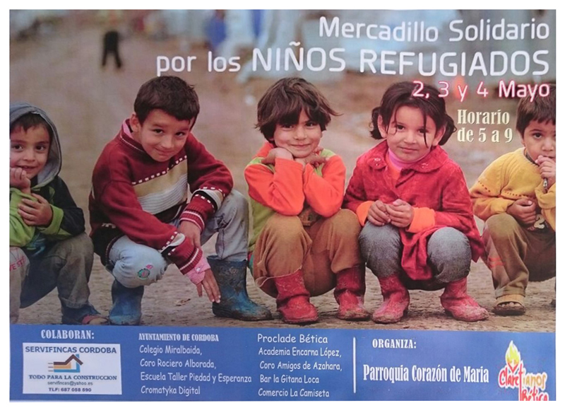 refugiados.Mercadillo Solidario en Córdoba