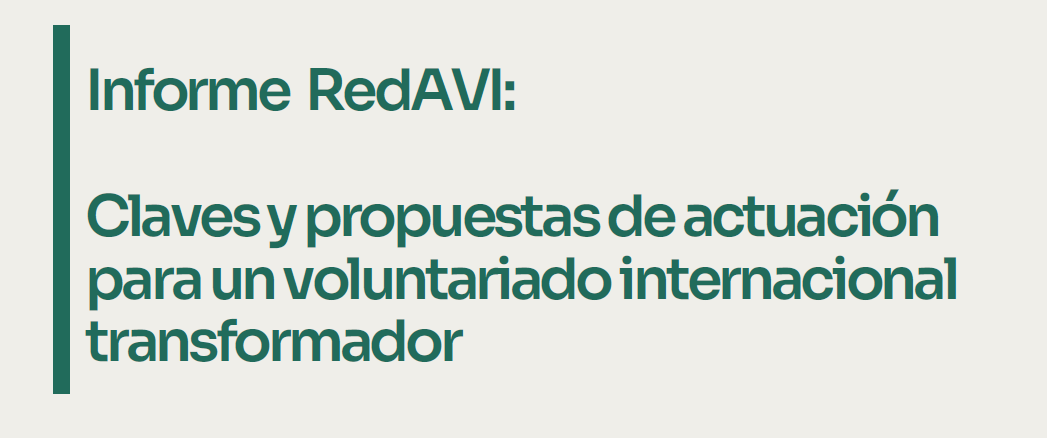 informe redavi voluntariado internacional